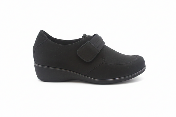Scarpa Donna Elite Tomasi Invernale Monica camoscio acqua nero