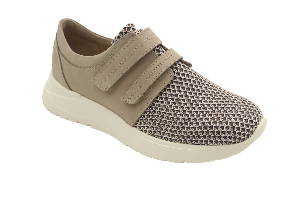 Elite Tomasi Scarpa Ginestra Taupe Donna, dettaglio della tomaia e della calzata