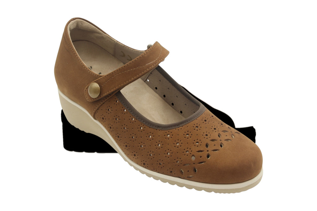 Elite Tomasi Scarpa Donna Isabell sigaro, vista laterale della calzatura