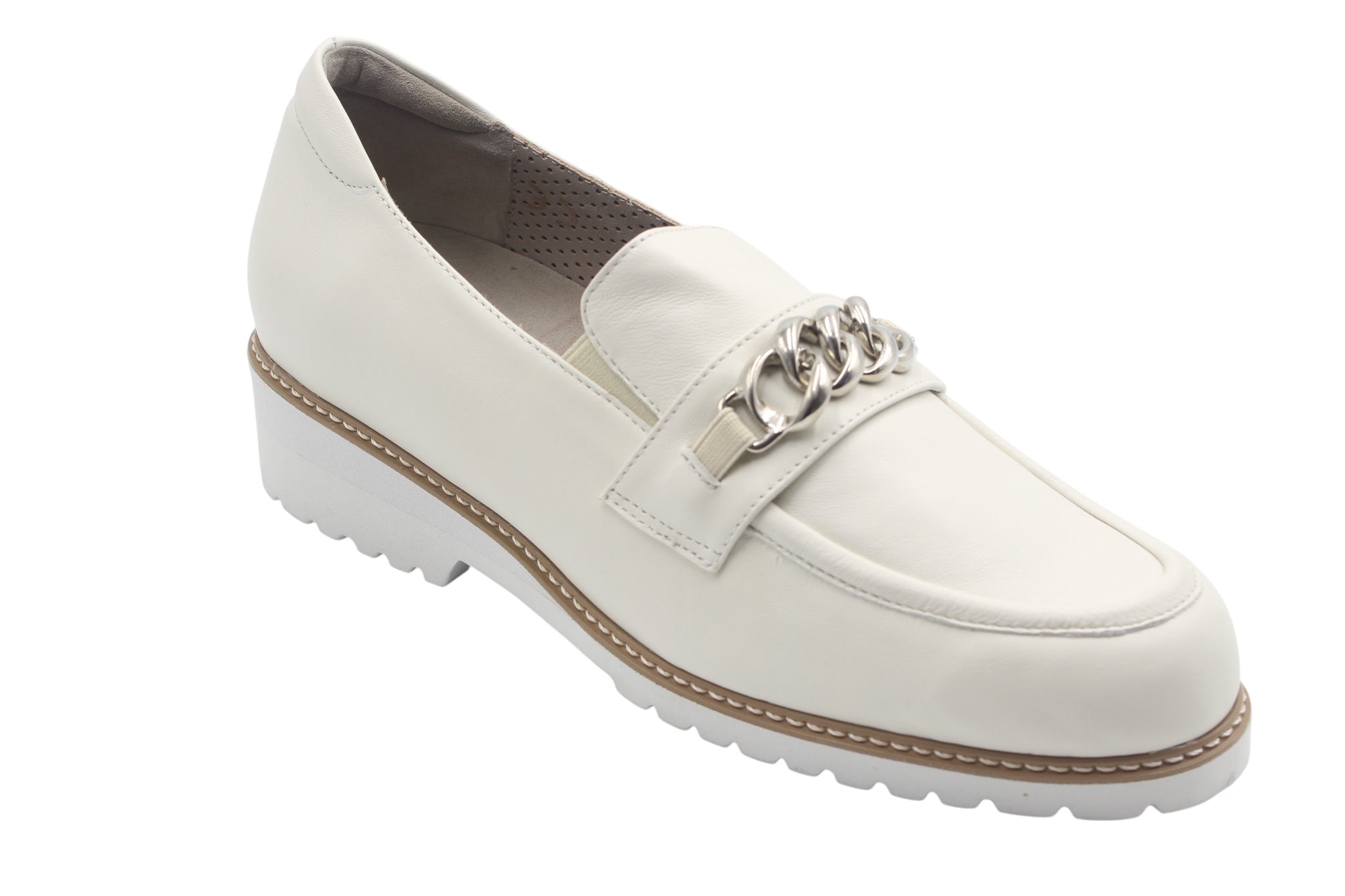 Elite Tomasi Scarpa Mia bianco, vista laterale della calzatura