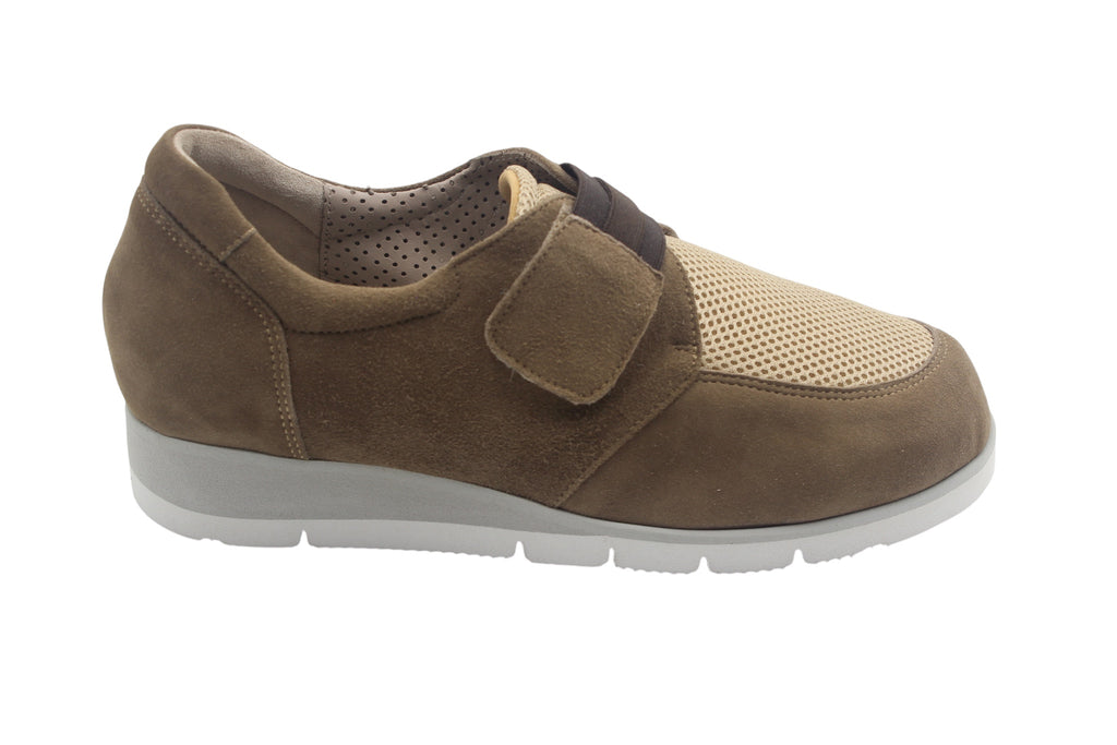 Scarpa comoda ortopedica donna Monica camoscio tundra - Elite Tomasi Store