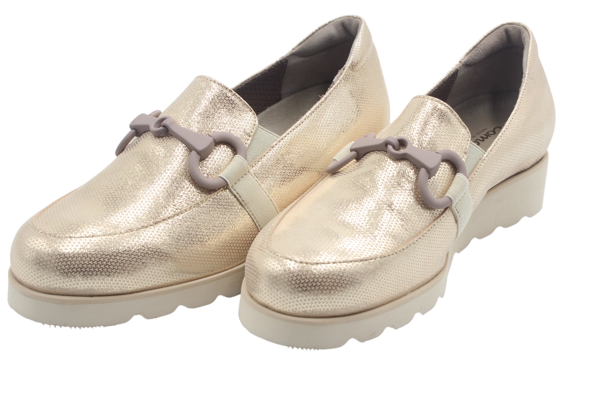 Elite Tomasi Scarpa Mufasa Acc Iron oro, dettaglio della suola e del plantare estraibile