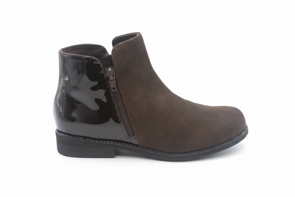 Stivaletto invernale Elite Tomasi Donna Emma camoscio cacao