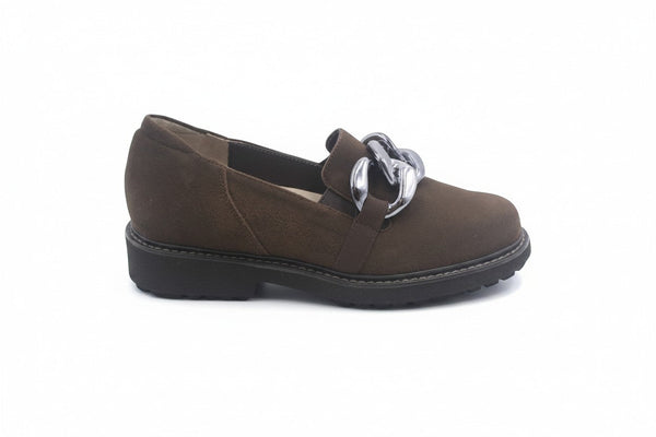 Scarpa Donna Elite Tomasi Invernale Girasole Camoscio acqua Cacao