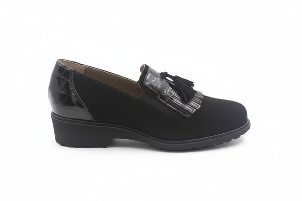 Scarpa Donna Elite Tomasi Invernale Rosa Camoscio acqua Nero