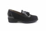 Scarpa Donna Elite Tomasi Invernale Rosa Camoscio acqua Nero