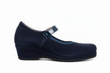 Scarpa Donna Elite Tomasi Invernale Isabel camoscio acqua Blu