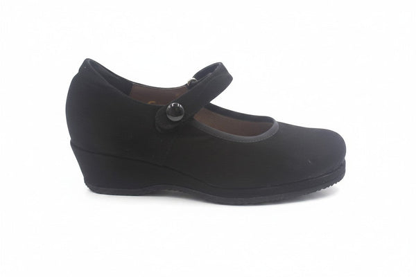 Scarpa Donna Elite Tomasi Invernale Isabel camoscio acqua nero