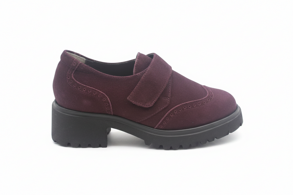 Scarpa Donna Elite Tomasi Invernale Miriam camoscio acqua prugna