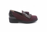 Scarpa Donna Elite Tomasi Invernale Rosa Camoscio acqua Prugna