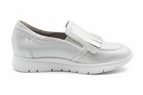 Scarpa Robin frangia argento Tomasi Elite donna