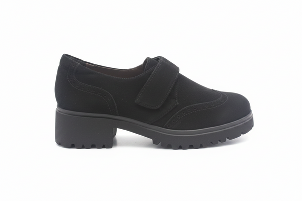Scarpa Donna Elite Tomasi Invernale Miriam camoscio acqua nero