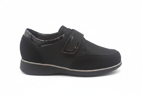 Caterina – Scarpa donna in camoscio nero | Elite Tomasi