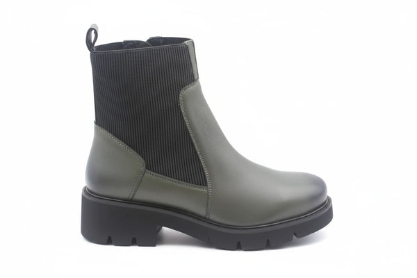 Stivaletto invernale Elite Tomasi Donna Maya vitello khaki