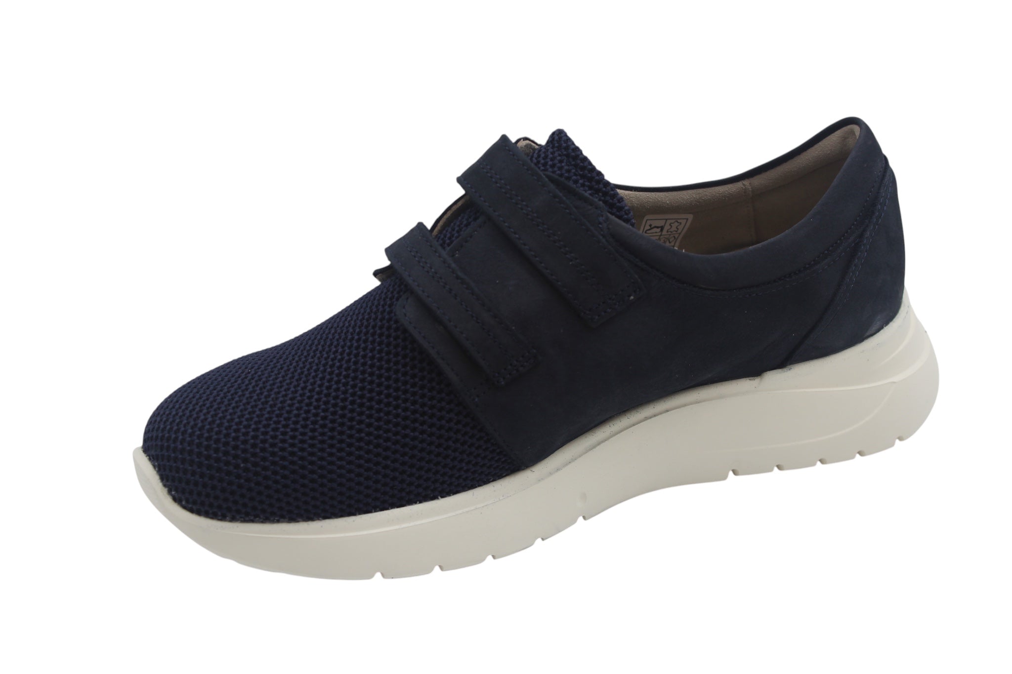 Elite Tomasi Scarpa Ginestra Donna blu, dettaglio della tomaia e della calzata