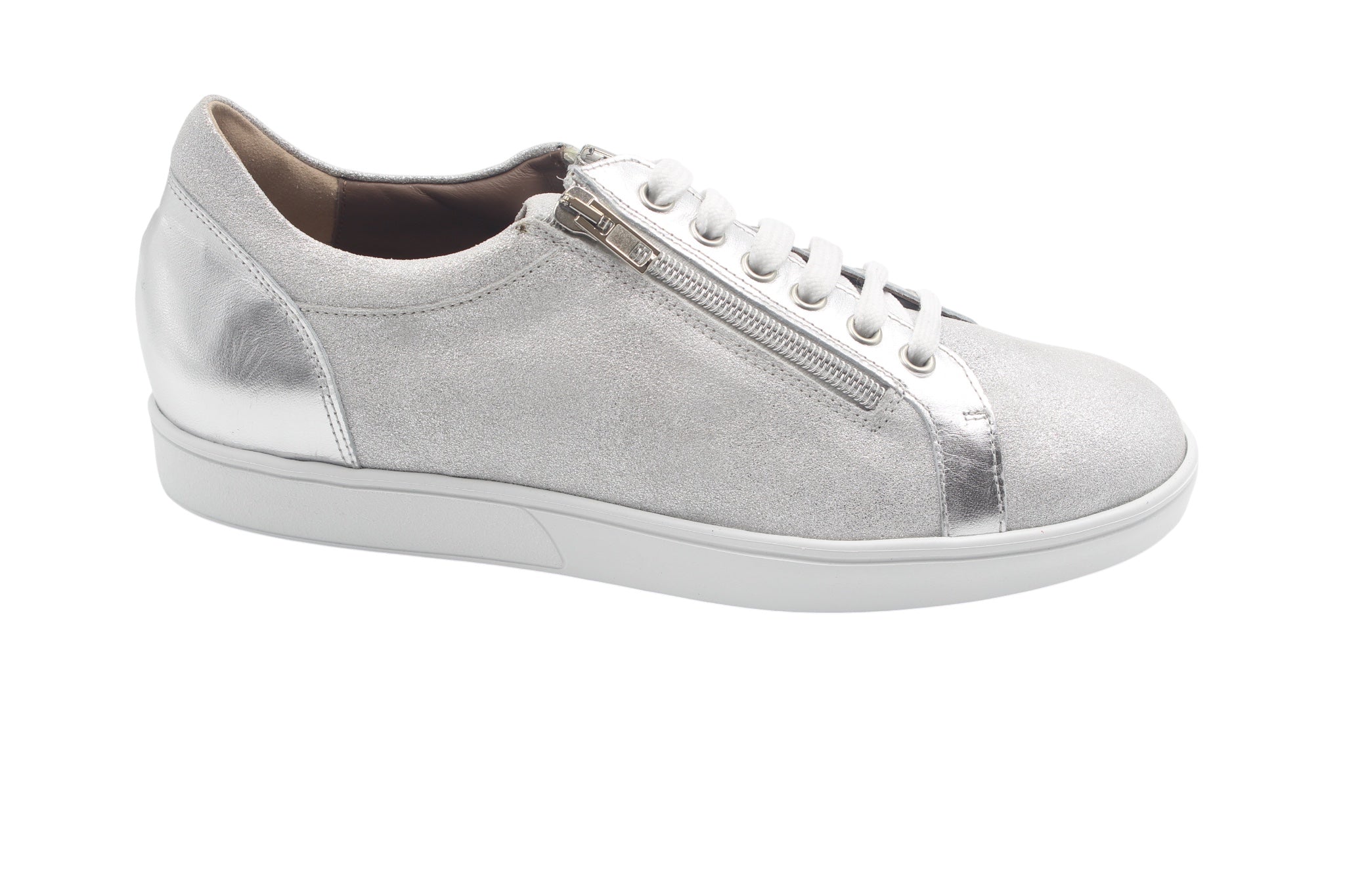 Scarpa comoda ortopedica donna Mariposa argento - Elite Tomasi Store